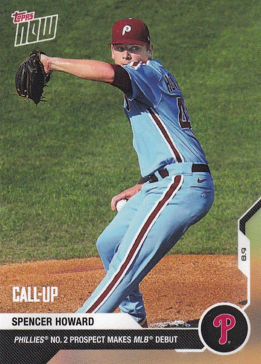 Spencer Howard Philadelphia Phillies pitcher in light blue uniform on the mound