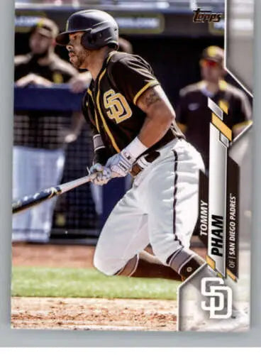 2020 Topps Update #U-138 Tommy Pham baseball card with original gloss for Padres fans