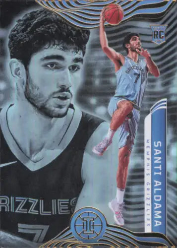 Santi Aldama 2021-22 Panini Illusions Rookie Memphis Grizzlies Basketball Card NM-MT