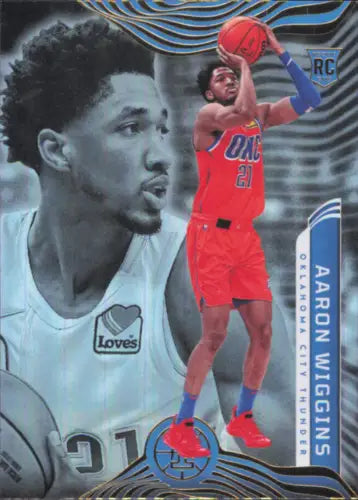 Aaron Wiggins Rookie basketball card from 2021-22 Panini Illusions NM-MT Oklahoma City Thunder