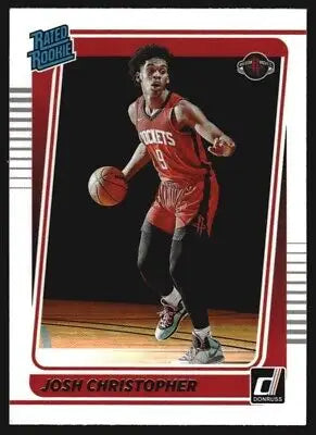 Josh Christopher Rookie 2021-22 Donruss #250 Houston Rockets Basketball Card NM-MT