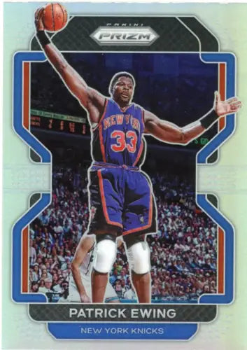 2021-22 Panini Prizm Silver #245 Patrick Ewing New York Knicks Basketball Card