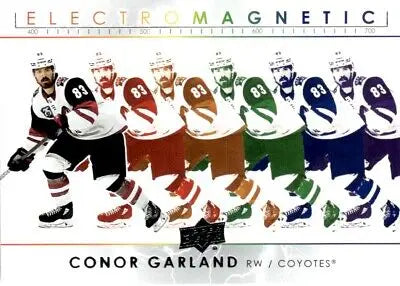 Conor Garland 2021-22 Upper Deck Electromagnetic Hockey Card Arizona Coyotes NM-MT