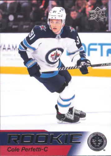 Cole Perfetti Rookie Card from Upper Deck Star Rookies, Winnipeg Jets NHL collectible