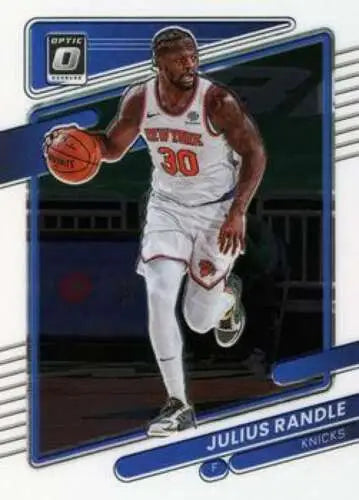 Julius Randle basketball card from 2021-22 Donruss Optic featuring original gloss