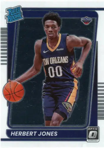 2021-22 Donruss Optic Herbert Jones Rookie Card New Orleans Thunder NM-MT