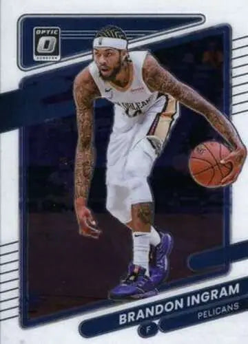 Brandon Ingram basketball card 2021-22 Donruss Optic original gloss NM-MT Pelicans