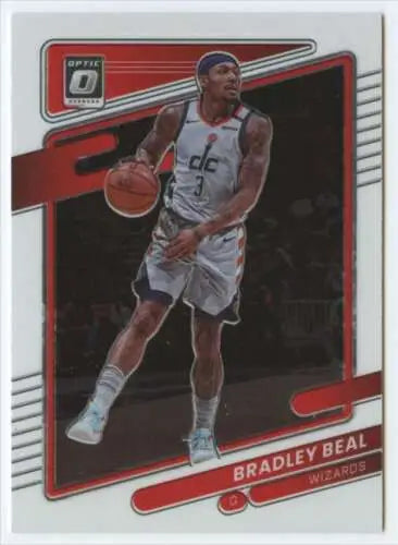 Bradley Beal basketball card from 2021-22 Donruss Optic with original gloss finish