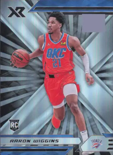 Aaron Wiggins basketball card from 2021-22 Panini Chronicles #373 for OKC Thunder