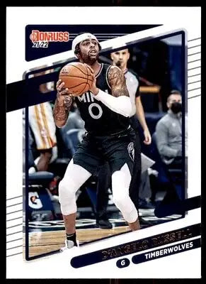 D’Angelo Russell basketball card from 2021-22 Panini Donruss Minnesota Timberwolves #82