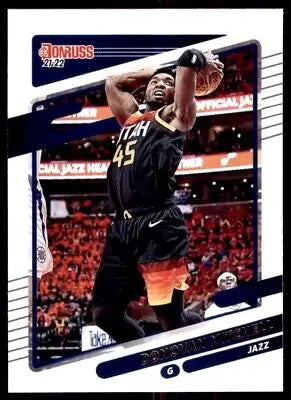 Donovan Mitchell 2021-22 Panini Donruss basketball card from Utah Jazz #159