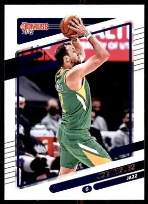 Basketball trading card of Joe Ingles from 2021-22 Panini Donruss Utah Jazz #168