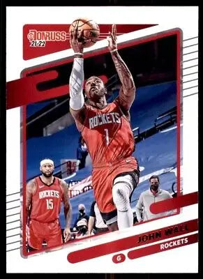 2021-22 Panini Donruss John Wall Houston Rockets trading card #142