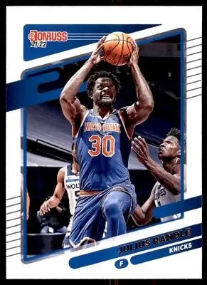 Julius Randle basketball card from 2021-22 Panini Donruss New York Knicks #192