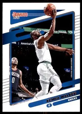 2021-22 Panini Donruss Kemba Walker New York Knicks basketball card #67