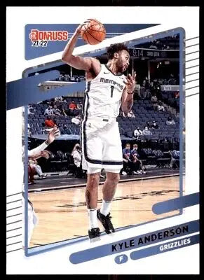 Basketball trading card of Kyle Anderson from Panini Donruss Memphis Grizzlies 2021-22