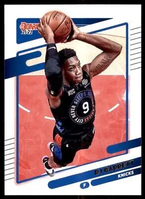 Basketball trading card 2021-22 Panini Donruss RJ Barrett New York Knicks #83