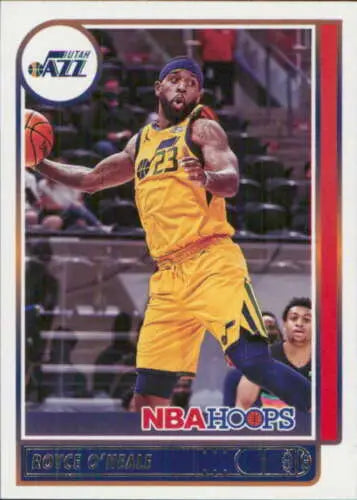 Basketball trading card 2021-22 Panini Hoops #149 Royce O’Neale original gloss Jazz