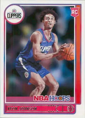 2021-22 Panini Hoops #205 Keon Johnson rookie card with original gloss for sale