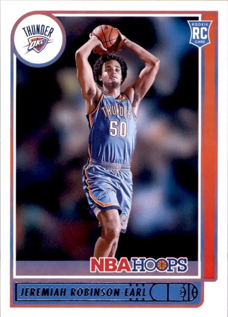 Panini Hoops Jeremiah Robinson-Earl Rookie Card Oklahoma City Thunder NBA 225