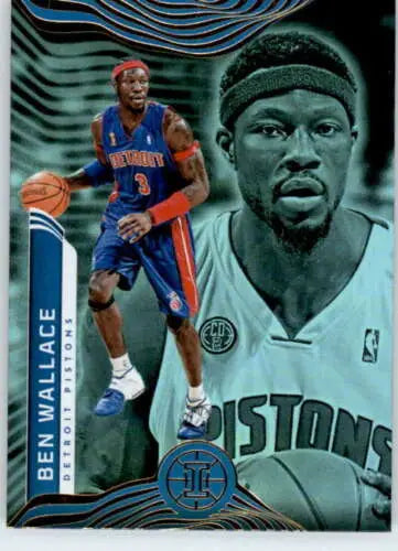 Ben Wallace basketball card from 2021-22 Panini Illusions with original gloss surface