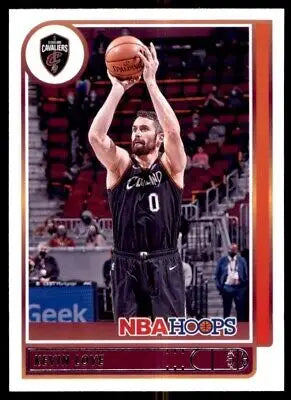 Kevin Love basketball card from 2021-22 Panini NBA Hoops Cleveland Cavaliers #125