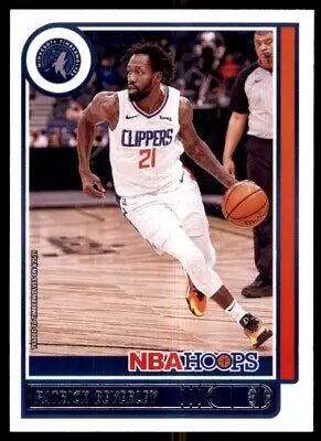 Basketball trading card of Patrick Beverley from 2021-22 Panini NBA Hoops collection