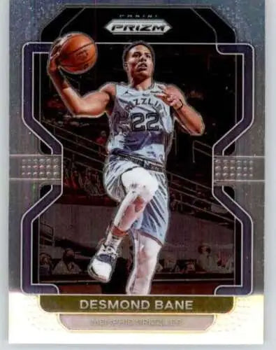 Desmond Bane basketball card from 2021-22 Panini Prizm with original gloss finish