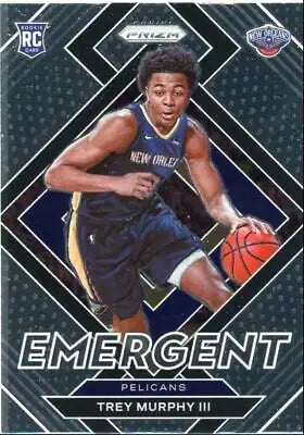 Basketball trading card of Trey Murphy III from Panini Prizm Emergent series