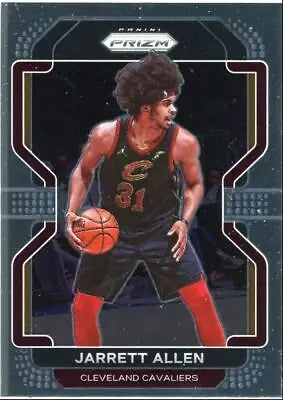 Jarrett Allen 2021-22 Panini Prizm Cleveland Cavaliers basketball card display