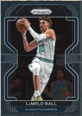 LaMelo Ball 2021-22 Panini Prizm basketball card from Charlotte Hornets #185