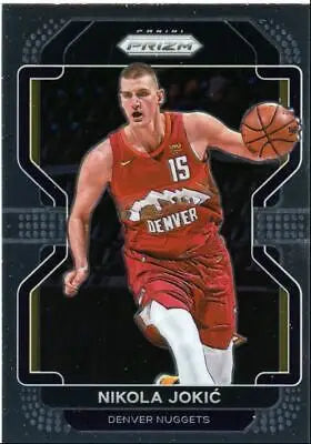 Prizm Nikola Jokic Denver Nuggets NBA Basketball Card showcasing #32 collectible