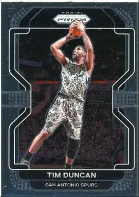 Tim Duncan basketball card from 2021-22 Panini Prizm San Antonio Spurs #268 product