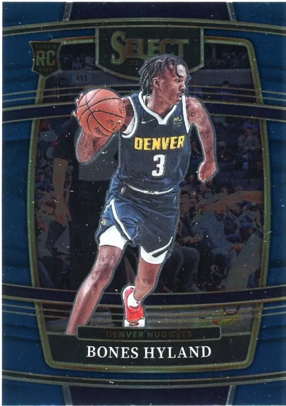 2021-22 Panini Select Bones Hyland Rookie Denver Nuggets Basketball Card #79