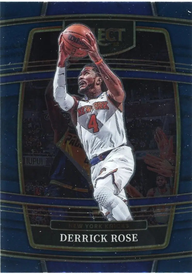 2021-22 Panini Select Derrick Rose New York Knicks Basketball Card #53