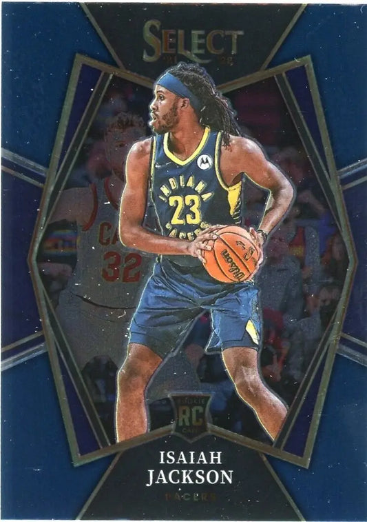 Isaiah Jackson Rookie card from 2021-22 Panini Select Indiana Pacers #150