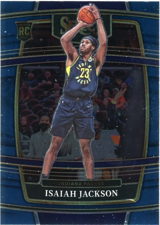 2021-22 Panini Select Isaiah Jackson Rookie Card #55 Indiana Pacers Basketball