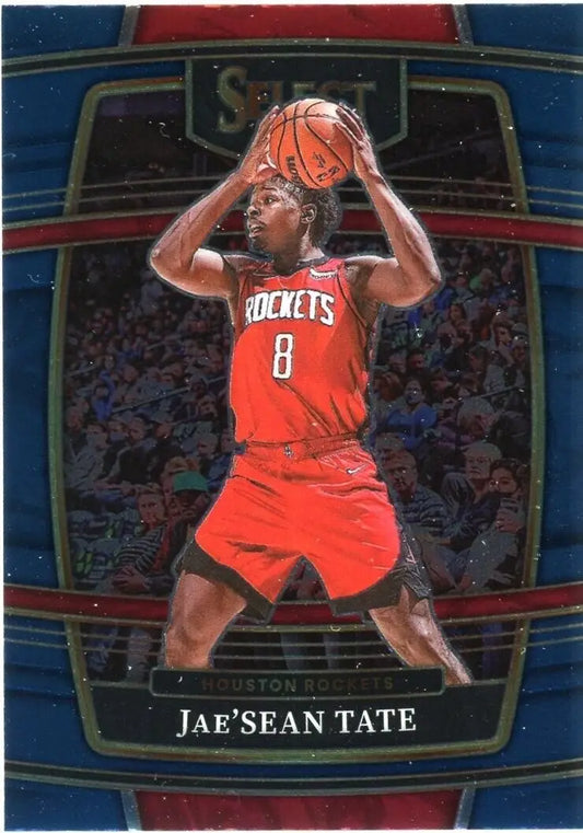 Jae’Sean Tate Houston Rockets basketball card from 2021-22 Panini Select NBA #95