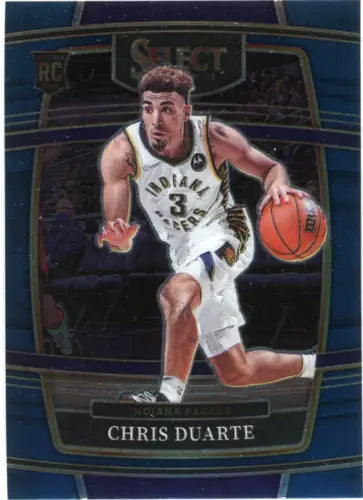 2021-22 Select Blue Chris Duarte Rookie Indiana Pacers Basketball Card NM-MT