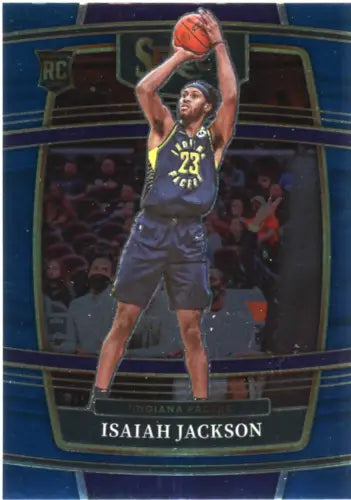 2021-22 Select Blue #55 Isaiah Jackson Rookie Card Indiana Pacers NM-MT Condition