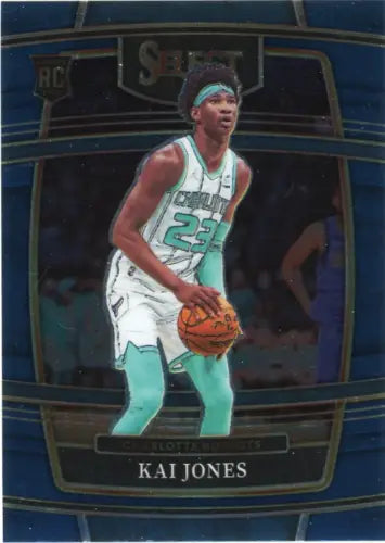 2021-22 Select Blue Kai Jones Rookie Charlotte Hornets Basketball Card NM-MT