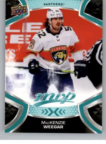 Mackenzie Weegar hockey card 2021-22 Upper Deck MVP original gloss NM-MT Panthers