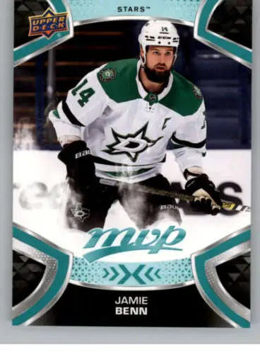 2021-22 Upper Deck MVP Jamie Benn hockey card featuring original gloss finish