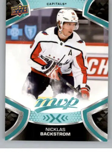 2021-22 Upper Deck MVP Nicklas Backstrom hockey card with original gloss for collectors