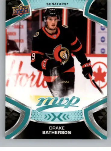 Drake Batherson hockey card from 2021-22 Upper Deck MVP original gloss NM-MT