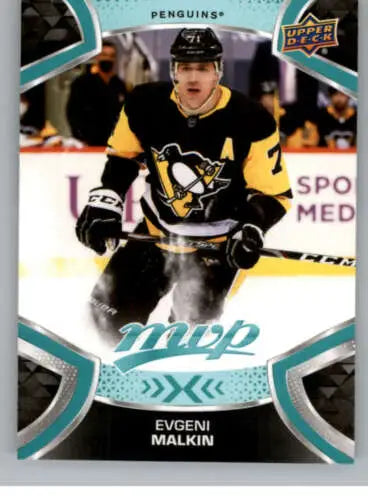 Evgeni Malkin 2021-22 Upper Deck MVP card with original gloss and NM-MT quality