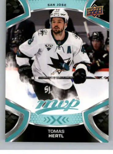 2021-22 Upper Deck MVP #48 Tomas Hertl hockey card with original gloss, NM-MT condition