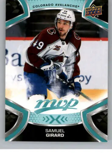 2021-22 Upper Deck MVP #49 Samuel Girard NM-MT hockey card with original gloss features