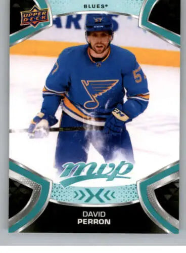 2021-22 Upper Deck MVP #57 David Perron NM-MT hockey card featuring original gloss finish