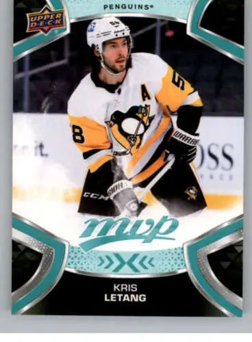 Kris Letang hockey card 2021-22 Upper Deck MVP NM-MT original gloss Penguins ID:39356